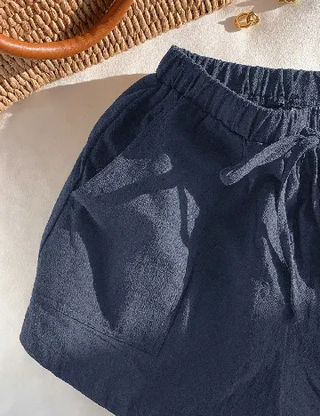 Pantaloni scurti SHEIN, bleumarin