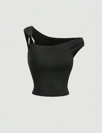Top SHEIN, negru