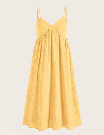 Rochie medie SHEIN, galben