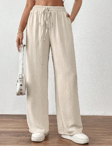 Pantaloni SHEIN, crem