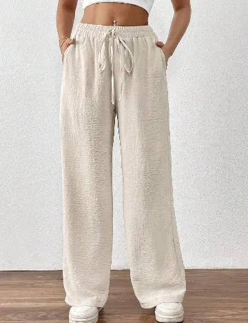Pantaloni SHEIN, crem