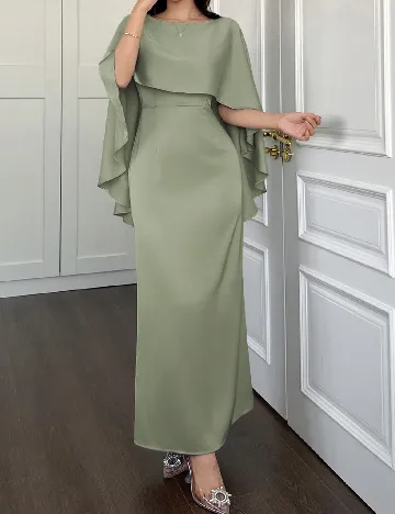 Rochie lunga SHEIN, verde