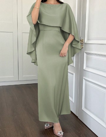 Rochie lunga SHEIN, verde