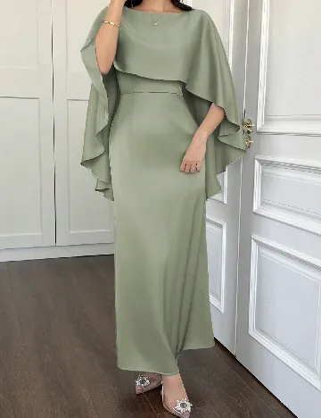 Rochie lunga SHEIN, verde
