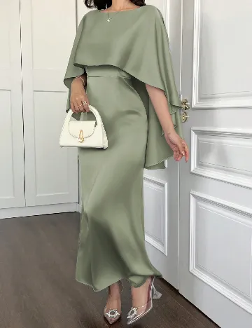 Rochie lunga SHEIN, verde