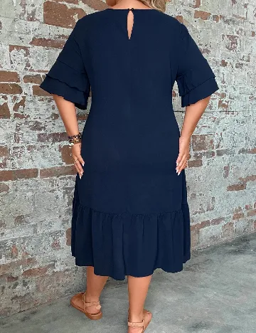 Rochie medie SHEIN CURVE, bleumarin