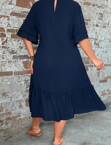 Rochie medie SHEIN CURVE, bleumarin