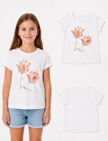 Tricou Zara, alb