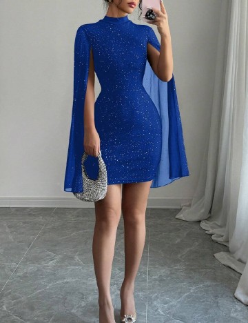 Rochie scurta SHEIN, albastru