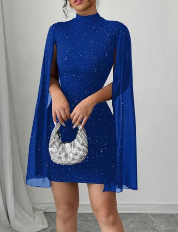 Rochie scurta SHEIN, albastru