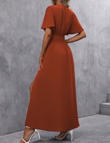 Rochie lunga SHEIN, caramiziu