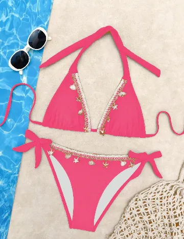 Costum de baie SHEIN, roz