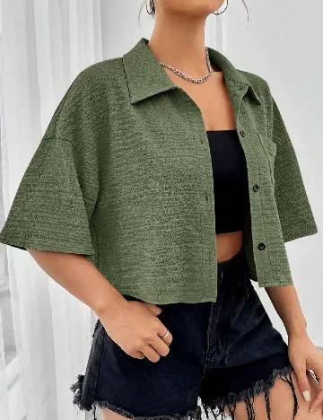 Camasa SHEIN, verde
