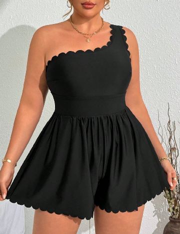 Costum de baie SHEIN CURVE, negru