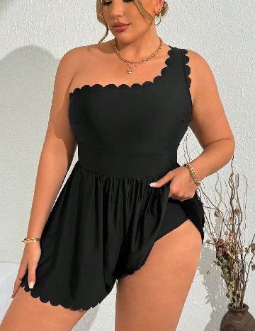 Costum de baie SHEIN CURVE, negru