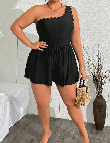 Costum de baie SHEIN CURVE, negru
