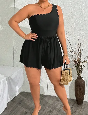 Costum de baie SHEIN CURVE, negru