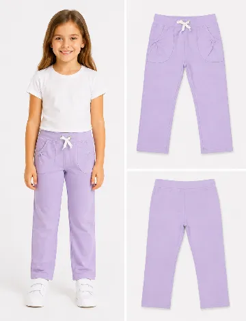 Pantaloni Zara, mov