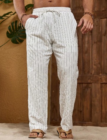 Pantaloni SHEIN, alb
