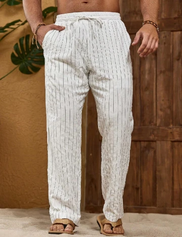 Pantaloni SHEIN, alb