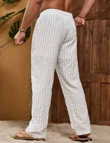 Pantaloni SHEIN, alb