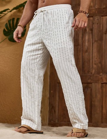 Pantaloni SHEIN, alb