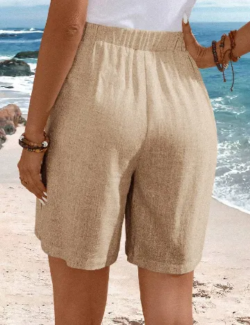 Pantaloni scurti Emery Rose, maro