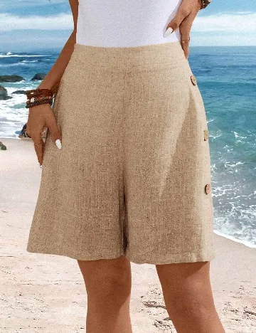 Pantaloni scurti Emery Rose, maro