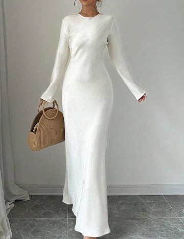 Rochie lunga SHEIN, alb