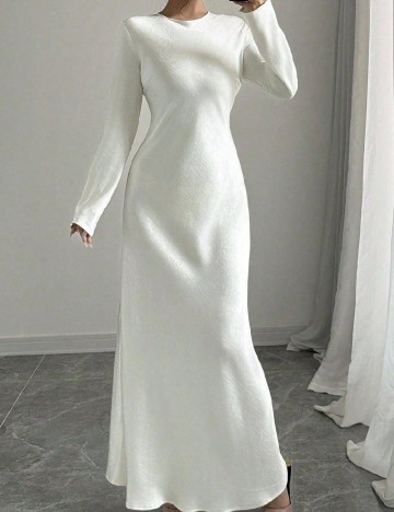Rochie lunga SHEIN, alb