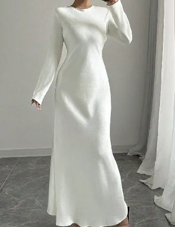 Rochie lunga SHEIN, alb
