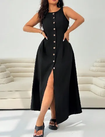 Rochie lunga SHEIN CURVE, negru