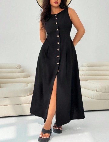 Rochie lunga SHEIN CURVE, negru