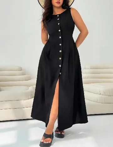 Rochie lunga SHEIN CURVE, negru