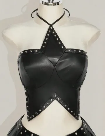 Top SHEIN CURVE, negru