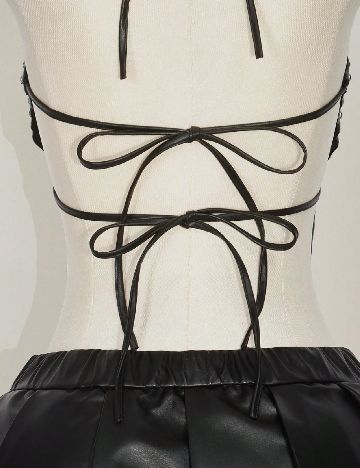 Top SHEIN CURVE, negru