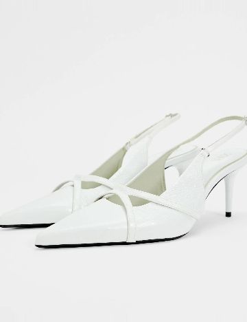 Pantofi Zara, alb