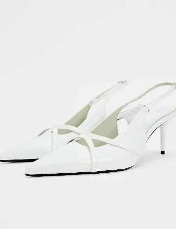 Pantofi Zara, alb