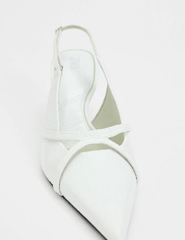 Pantofi Zara, alb