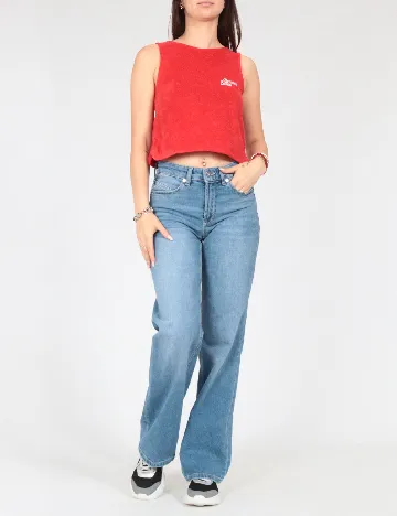 Top Zara, rosu