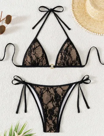 Costum de baie SHEIN, negru
