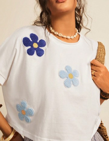Top SHEIN CURVE, alb