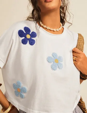 Top SHEIN CURVE, alb