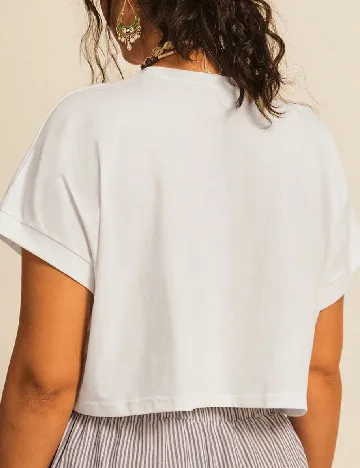 Top SHEIN CURVE, alb