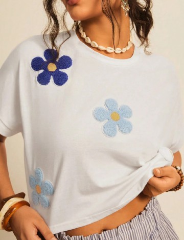 Top SHEIN CURVE, alb
