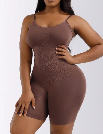 Salopeta modelatoare SHEIN, maro