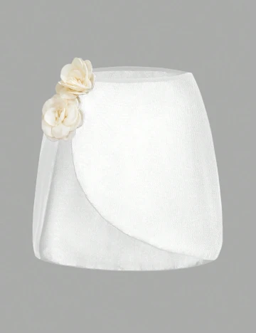Costum de baie SHEIN, alb