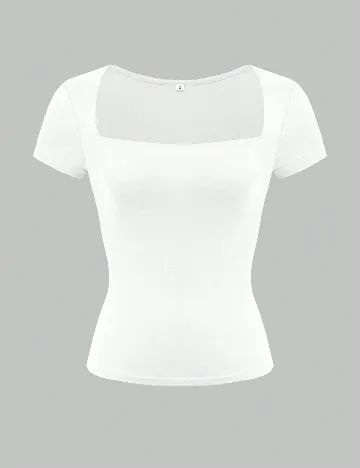 Tricou SHEIN, alb