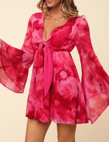 Rochie scurta SHEIN, roz