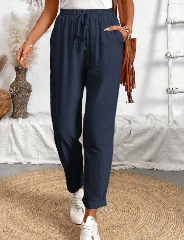 Pantaloni SHEIN, albastru
